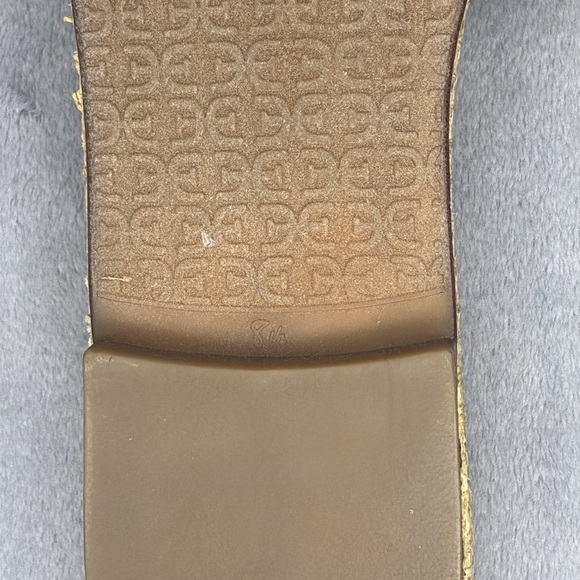 🔥🔥🔥Sam Edelman Cream Raffia Slide Sandals Size: 8.5🔥🔥🔥 - Picture 6 of 11